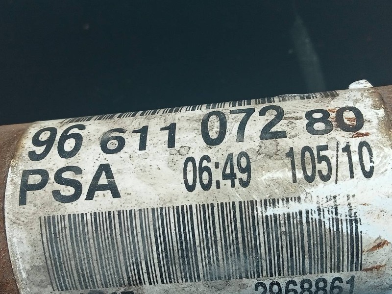 Recambio de transmision delantera derecha para peugeot 308 confort referencia OEM IAM 9661107280  P1-A6-27