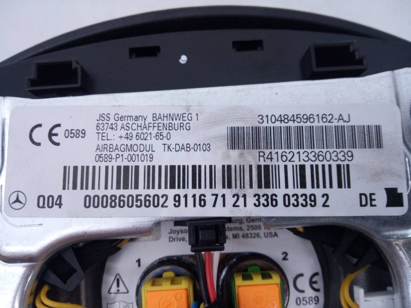 Recambio de airbag delantero izquierdo para mercedes-benz clase c (w204) lim. c 200 cdi referencia OEM IAM Q040008605602  E1-A2-