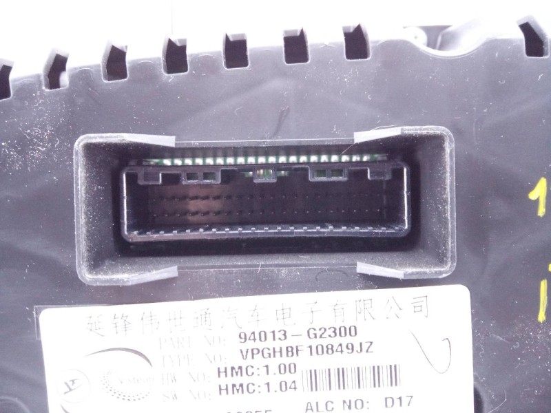 Recambio de cuadro instrumentos para hyundai ioniq hybrid referencia OEM IAM 94013G2300 VPGHBF10849JE E3-A3-50-2