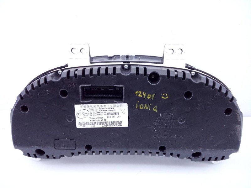 Recambio de cuadro instrumentos para hyundai ioniq hybrid referencia OEM IAM 94013G2300 VPGHBF10849JE E3-A3-50-2