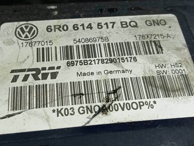 Recambio de abs para skoda rapid active referencia OEM IAM 6R0614517BQ  P3-B9-12-1