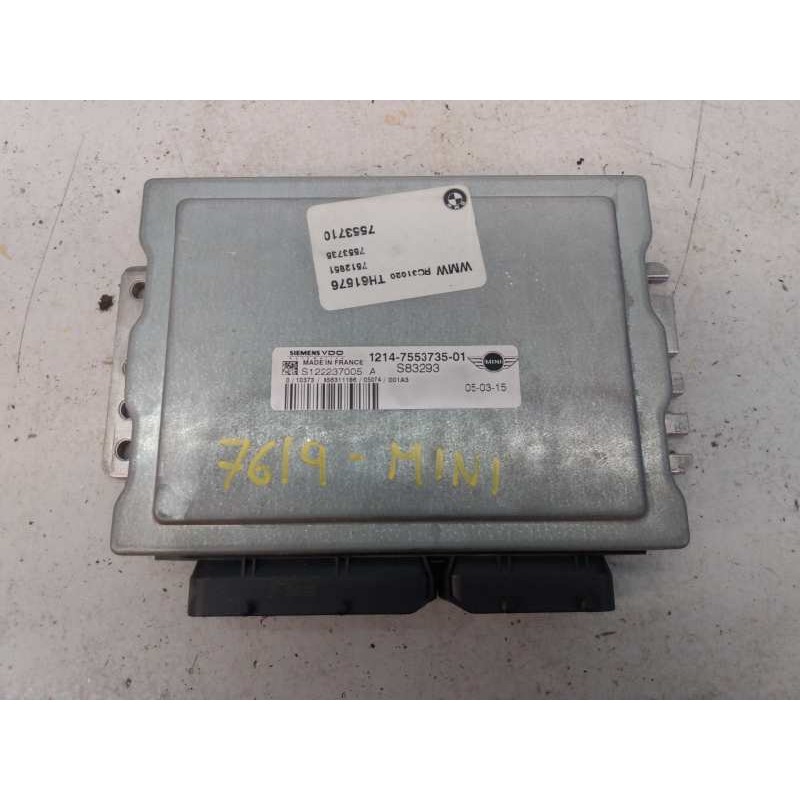 Recambio de centralita motor uce para bmw mini (r50,r53) cooper referencia OEM IAM 1214755373501 7553710 E3-A2-27-1