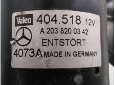 Recambio de motor limpia delantero para mercedes-benz clase c (w203) berlina 220 cdi (203.006) referencia OEM IAM A2038200342  E 2