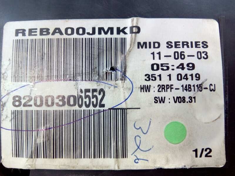 Recambio de cuadro instrumentos para renault megane ii berlina 3p referencia OEM IAM   E1-A1-19-3