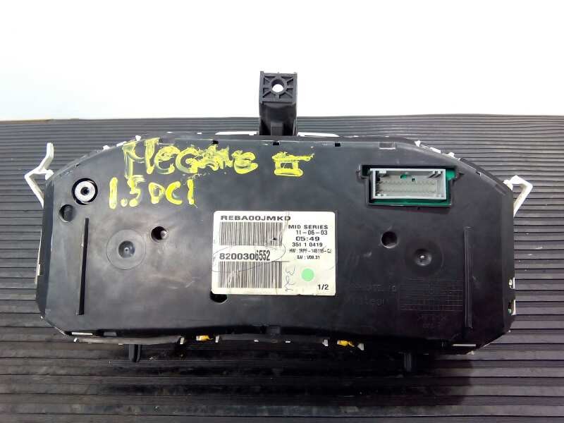 Recambio de cuadro instrumentos para renault megane ii berlina 3p referencia OEM IAM   E1-A1-19-3