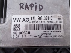 Recambio de centralita motor uce para skoda rapid active referencia OEM IAM 04L907309E 0281019175 E2-A1-18-3 2