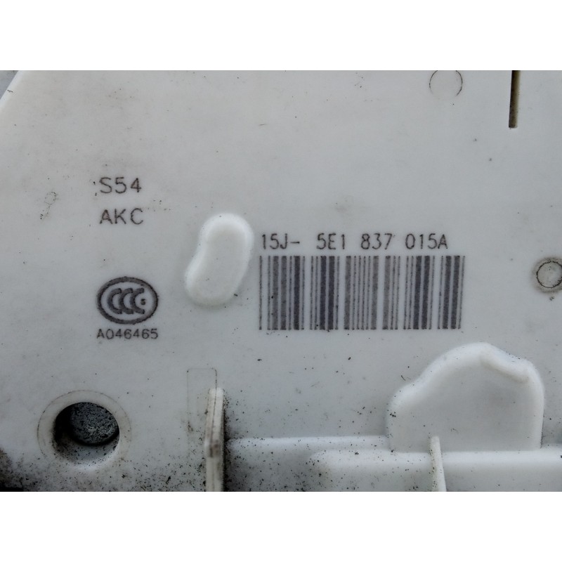 Recambio de cerradura puerta delantera izquierda para skoda rapid active referencia OEM IAM 5E1837015A  E1-B6-4-2