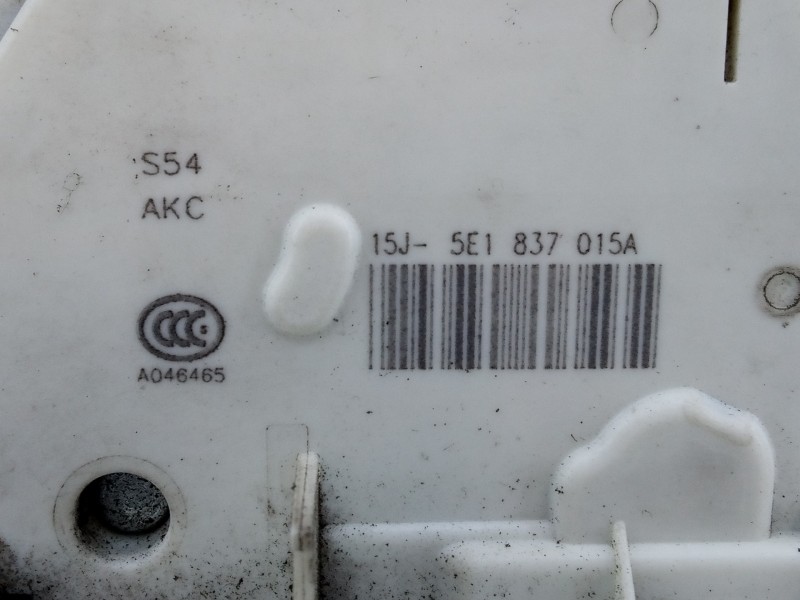 Recambio de cerradura puerta delantera izquierda para skoda rapid active referencia OEM IAM 5E1837015A  E1-B6-4-2