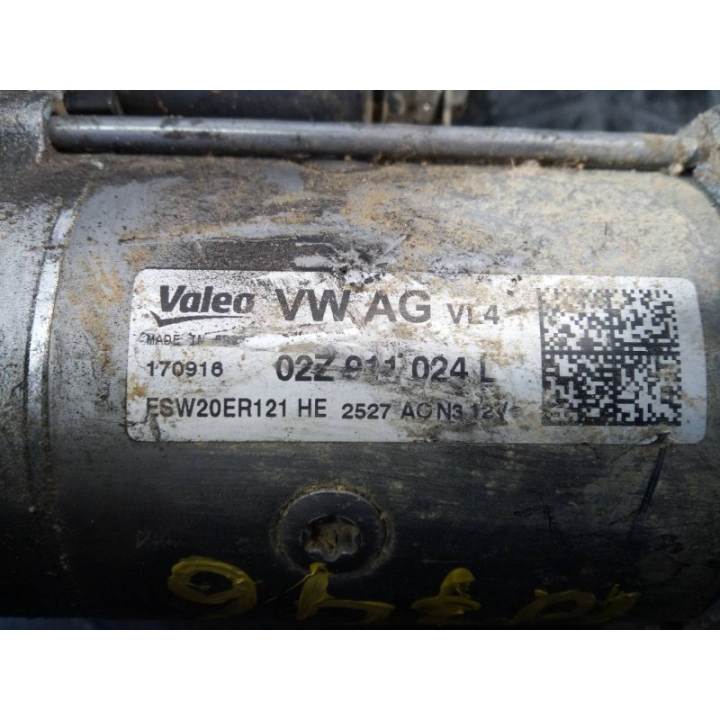 Recambio de motor arranque para audi q2 (gab) design edition referencia OEM IAM 02Z014021L  P3-A10-27-1