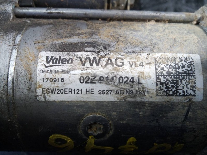 Recambio de motor arranque para audi q2 (gab) design edition referencia OEM IAM 02Z014021L  P3-A10-27-1