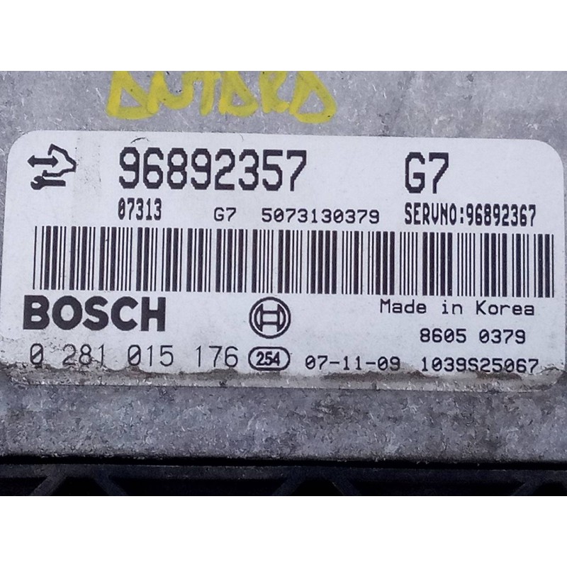 Recambio de centralita motor uce para opel antara cosmo 4x4 referencia OEM IAM 96892357 0281015176 E3-A5-18-4