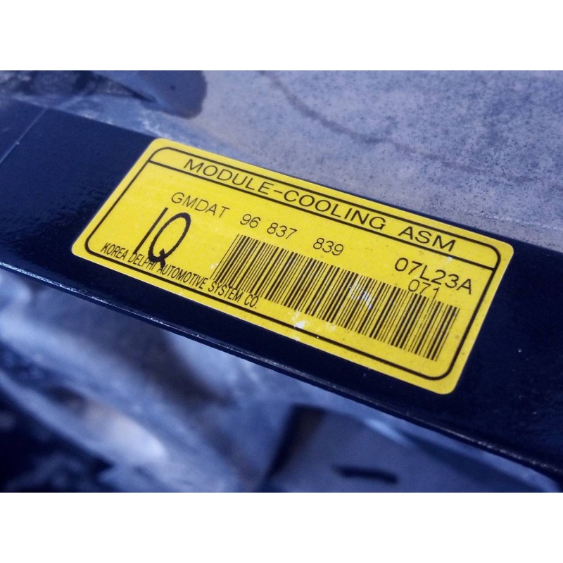 Recambio de electroventilador para opel antara cosmo 4x4 referencia OEM IAM 96837839  P2-B8-12