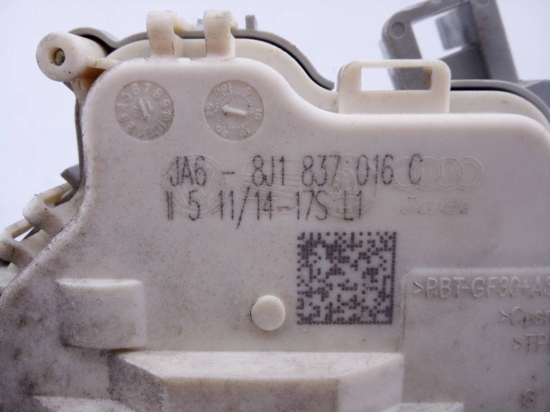 Recambio de cerradura puerta delantera derecha para audi a6 avant (4g5) 3.0 tdi quattro referencia OEM IAM 8J1837016C  E1-A5-35-