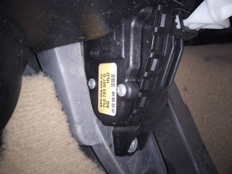 Recambio de pedal acelerador para volkswagen touareg (7l6) tdi v6 +motion referencia OEM IAM 7L0723507D 6PV008026 