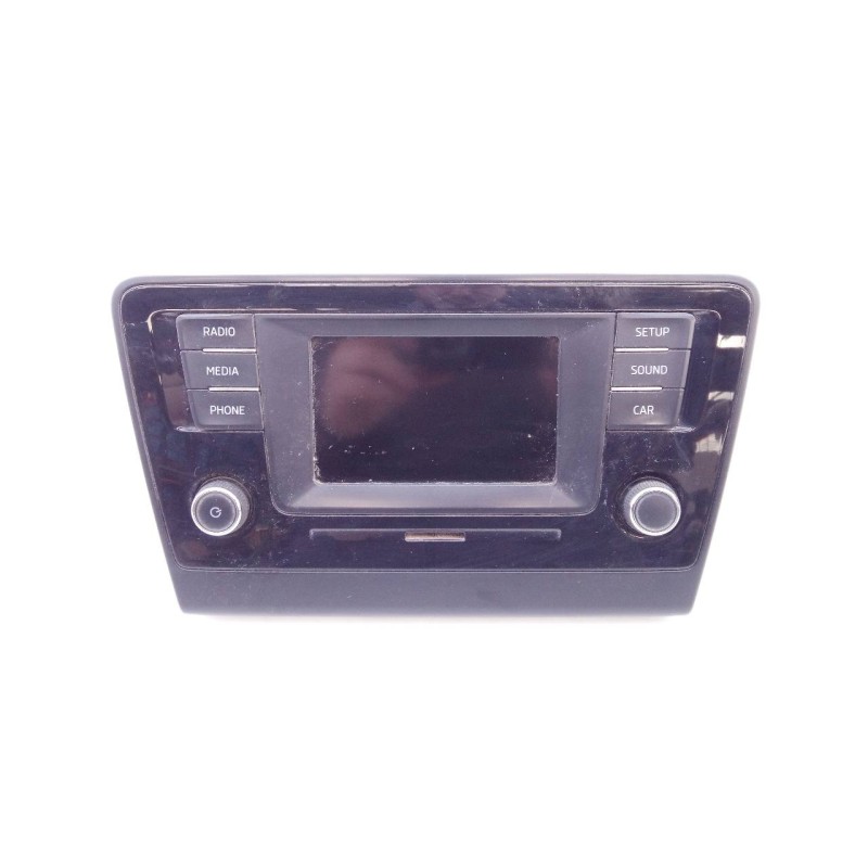Recambio de sistema audio / radio cd para skoda rapid active referencia OEM IAM 5JA035871  E2-A1-10-7