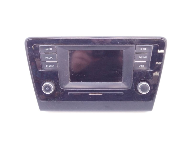 Recambio de sistema audio / radio cd para skoda rapid active referencia OEM IAM 5JA035871  E2-A1-10-7
