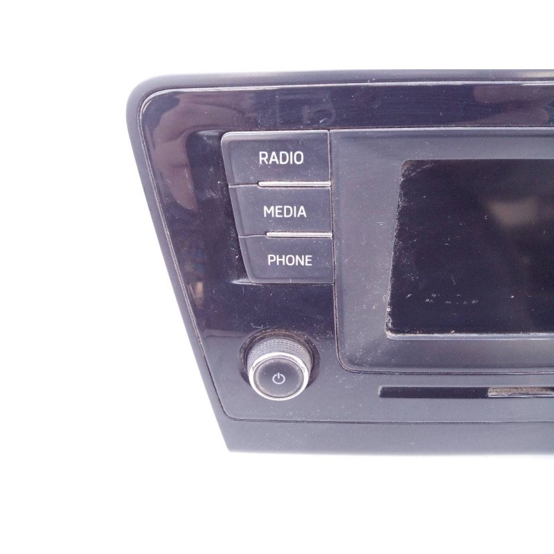 Recambio de sistema audio / radio cd para skoda rapid active referencia OEM IAM 5JA035871  E2-A1-10-7