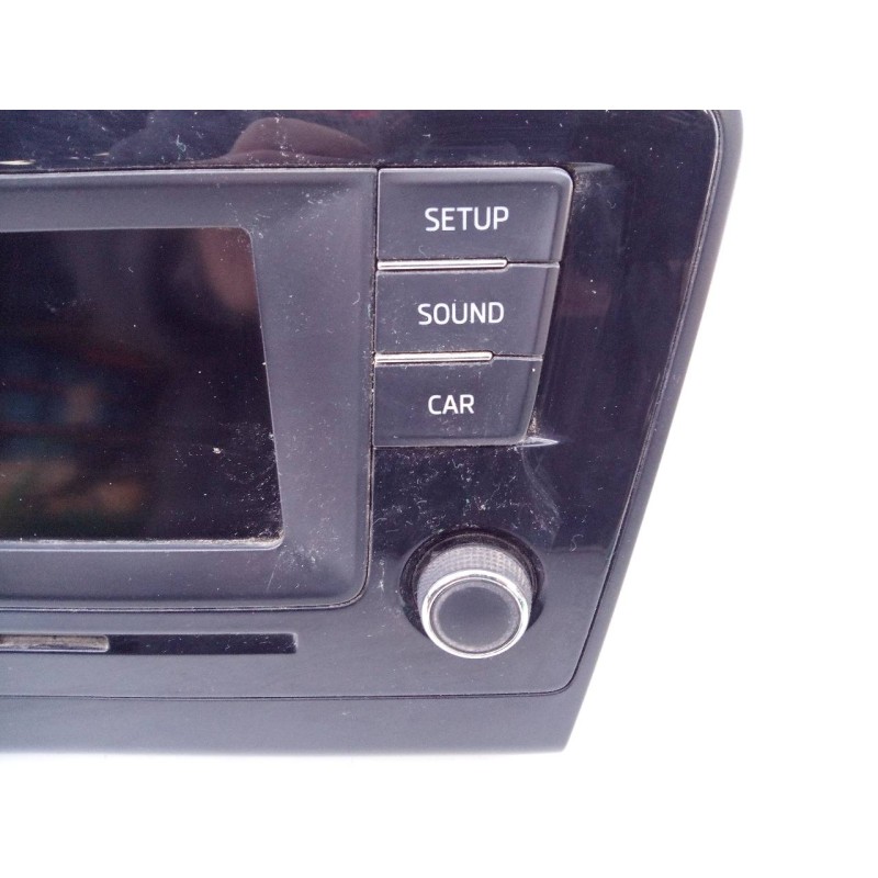 Recambio de sistema audio / radio cd para skoda rapid active referencia OEM IAM 5JA035871  E2-A1-10-7