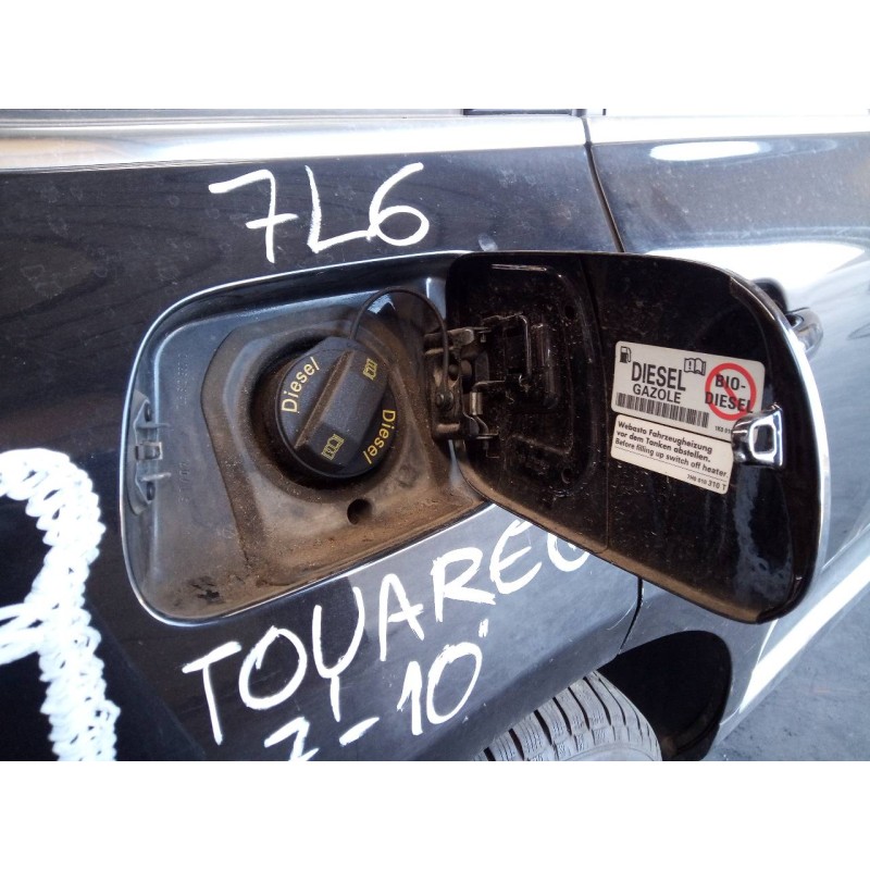 Recambio de tapa exterior combustible para volkswagen touareg (7l6) tdi v6 +motion referencia OEM IAM   