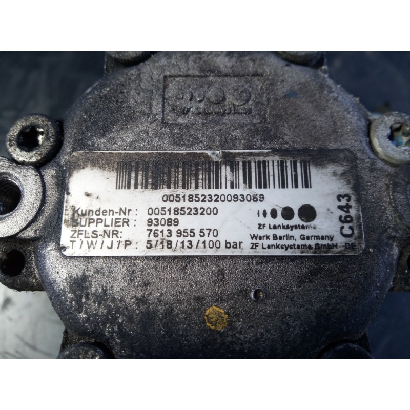 Recambio de bomba direccion para fiat doblo emotion referencia OEM IAM 7613955570 0051852320093069 P3-B4-4-1