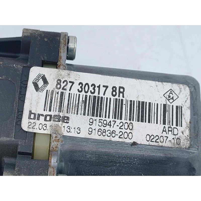 Recambio de motor elevalunas trasero derecho para renault scenic iii dynamique referencia OEM IAM 0130822516 827303178R E1-A1-36