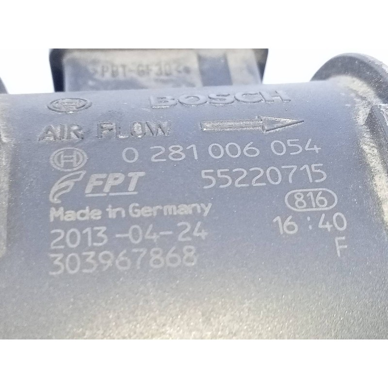 Recambio de caudalimetro para fiat doblo emotion referencia OEM IAM 55220715 0281006054 E3-A4-22-2