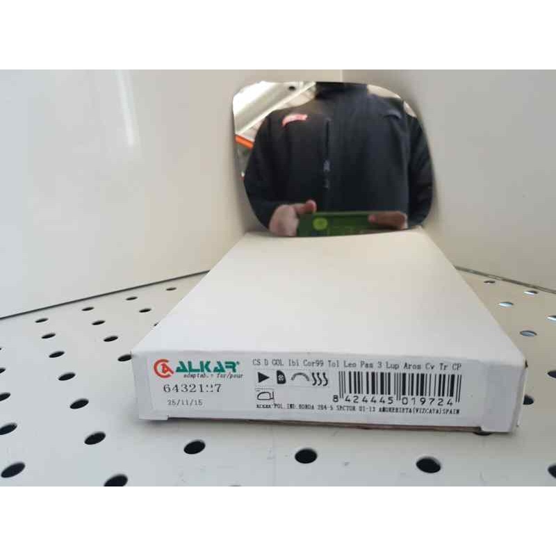 Recambio de cristal retrovisor derecho para seat ibiza (6k1) referencia OEM IAM 6432127 NUEVO T2-4-A1-3