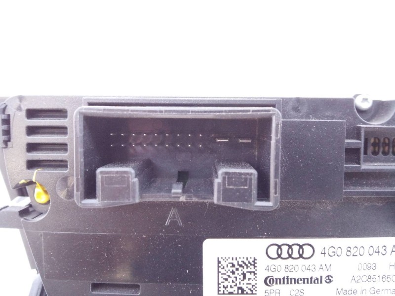 Recambio de mando climatizador para audi a6 avant (4g5) 3.0 tdi quattro referencia OEM IAM 4G0820043AM  E2-A1-29-3
