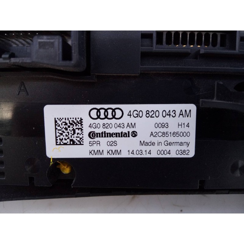 Recambio de mando climatizador para audi a6 avant (4g5) 3.0 tdi quattro referencia OEM IAM 4G0820043AM  E2-A1-29-3