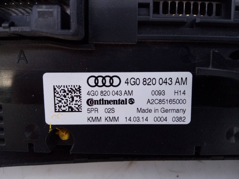 Recambio de mando climatizador para audi a6 avant (4g5) 3.0 tdi quattro referencia OEM IAM 4G0820043AM  E2-A1-29-3