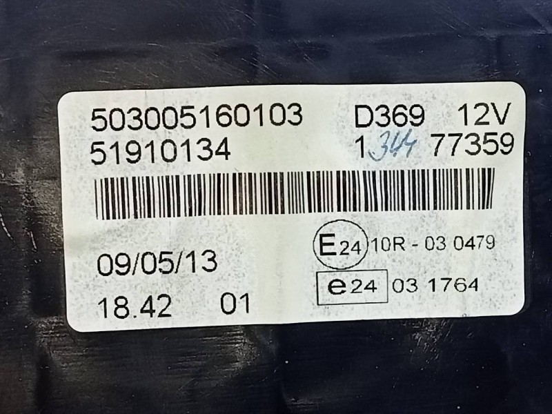 Recambio de cuadro instrumentos para fiat doblo emotion referencia OEM IAM 51910134 503005160103 E3-A4-23-2