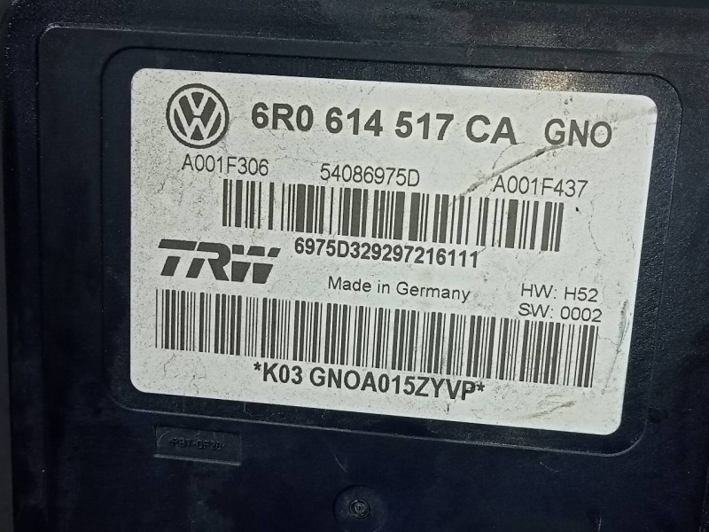 Recambio de abs para skoda rapid active referencia OEM IAM 6R0614517CA GNOA015ZYVP P3-B8-24-1