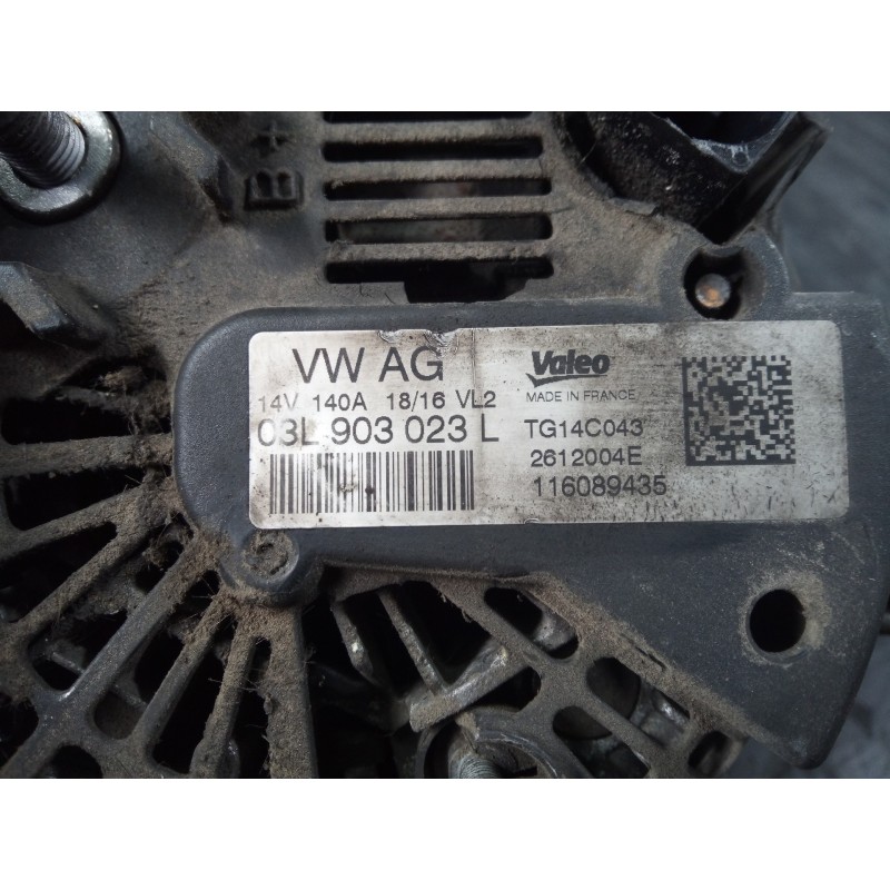 Recambio de alternador para skoda rapid active referencia OEM IAM C3L903023L  P3-A4-18-4
