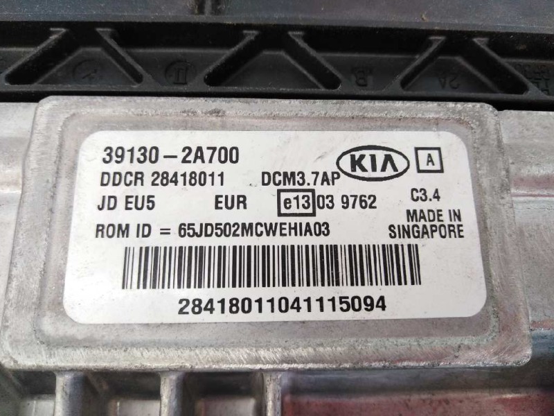 Recambio de centralita motor uce para kia cee´d drive referencia OEM IAM 391302A7000 28418011 E3-A3-26-1