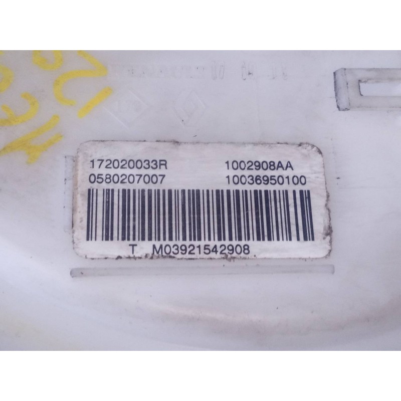 Recambio de aforador para renault megane iii berlina 5 p referencia OEM IAM 172020033R 0580207007 P3-A6-28-3