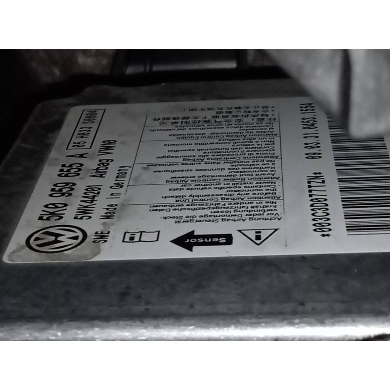 Recambio de kit airbag para volkswagen golf vi (5k1) advance referencia OEM IAM 5K0959655A  