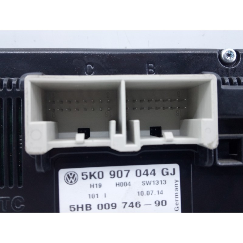 Recambio de mando climatizador para volkswagen tiguan (5n2) r-line bluemotion referencia OEM IAM 5K0907044GJ  E2-A1-18-2