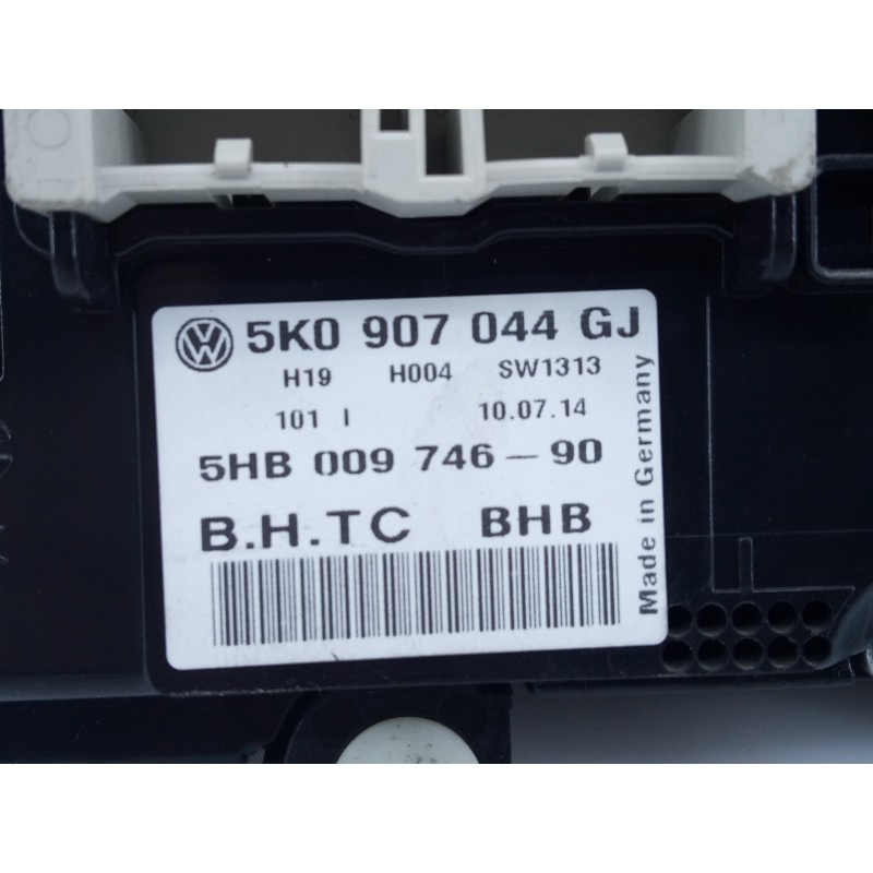 Recambio de mando climatizador para volkswagen tiguan (5n2) r-line bluemotion referencia OEM IAM 5K0907044GJ  E2-A1-18-2