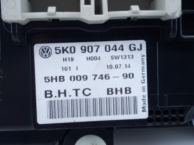 Recambio de mando climatizador para volkswagen tiguan (5n2) r-line bluemotion referencia OEM IAM 5K0907044GJ  E2-A1-18-2