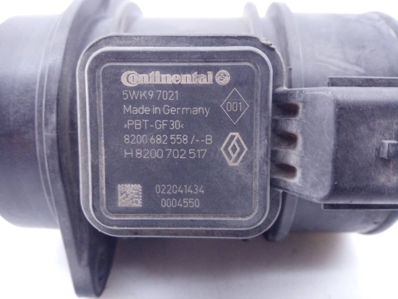 Recambio de caudalimetro para renault megane iii berlina 5 p referencia OEM IAM 8200702517 5WK97021 E2-A1-19-7