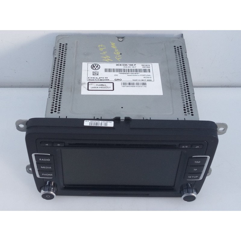 Recambio de sistema audio / radio cd para volkswagen tiguan (5n2) r-line bluemotion referencia OEM IAM 3C8035195F 10071400170220