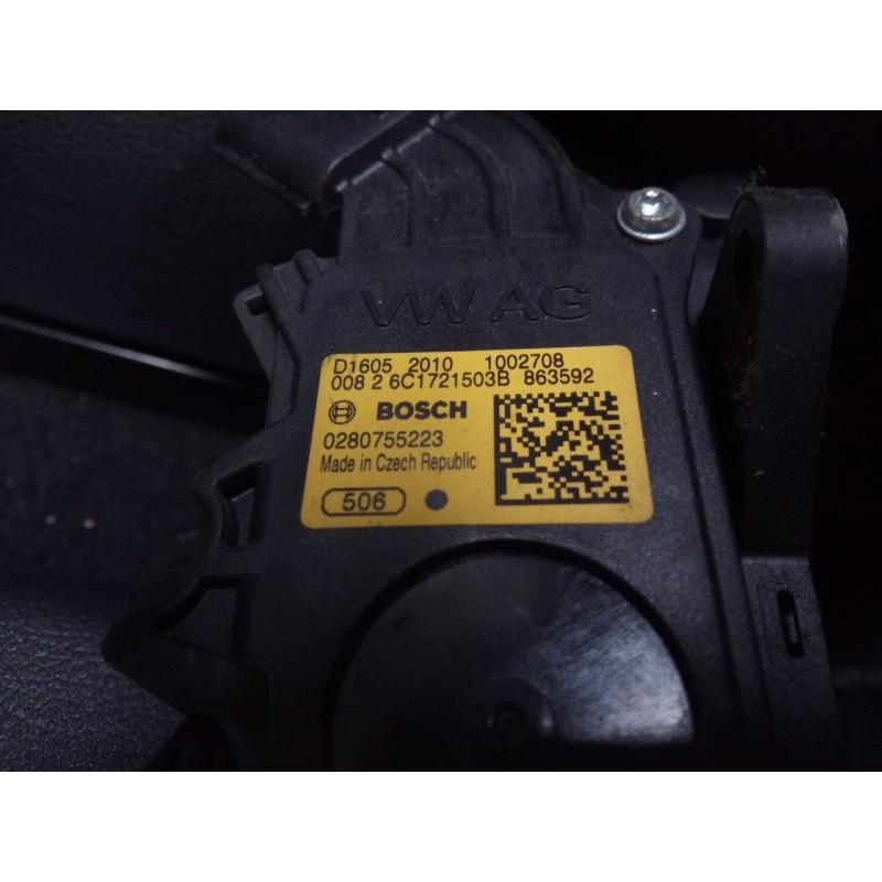 Recambio de pedal acelerador para skoda rapid active referencia OEM IAM 6C1721503B 0280755223 