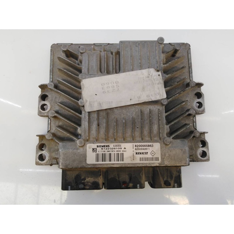Recambio de centralita motor uce para renault scenic ii authentique referencia OEM IAM 8200565863 S122326109A E2-A1-37-1
