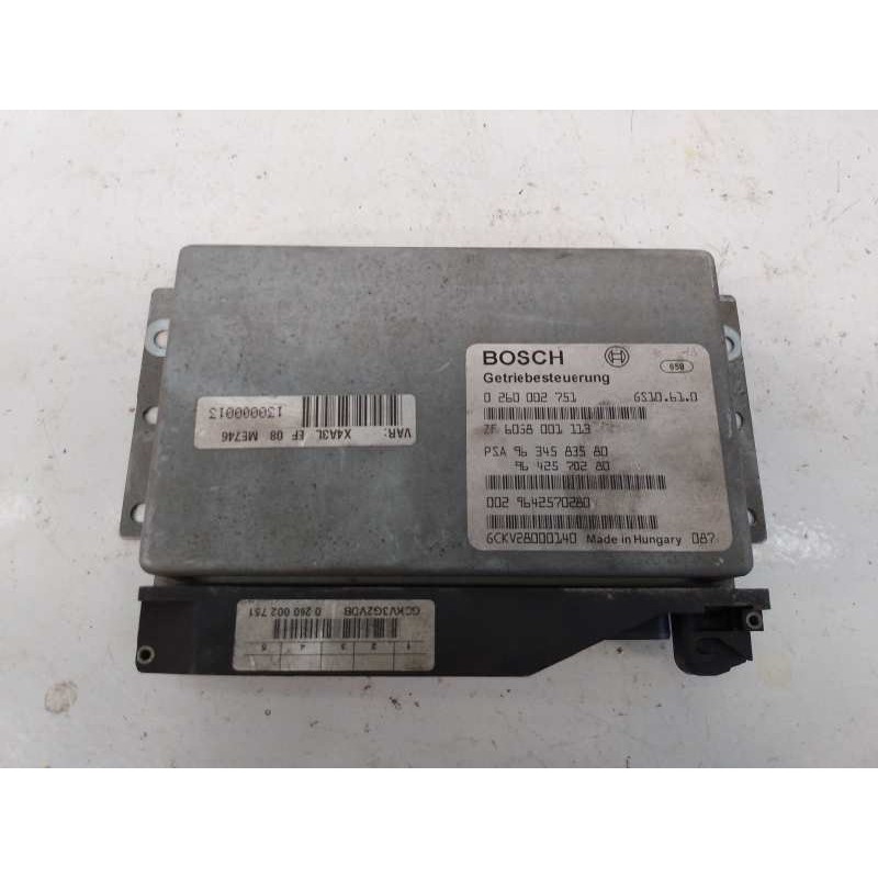 Recambio de centralita cambio automatico para citroën c5 berlina 3.0 v6 cat (xfx / es9j4s) referencia OEM IAM 9634583580 9642570