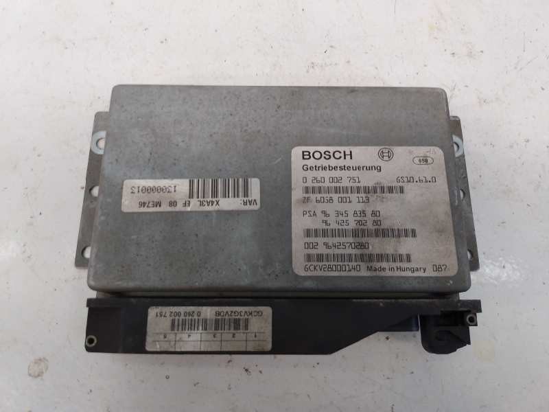 Recambio de centralita cambio automatico para citroën c5 berlina 3.0 v6 cat (xfx / es9j4s) referencia OEM IAM 9634583580 9642570