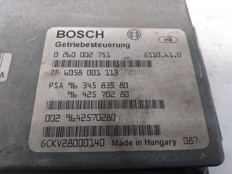 Recambio de centralita cambio automatico para citroën c5 berlina 3.0 v6 cat (xfx / es9j4s) referencia OEM IAM 9634583580 9642570