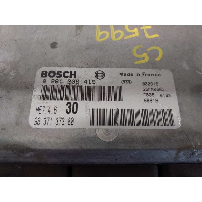 Recambio de centralita motor uce para citroën c5 berlina 3.0 v6 cat (xfx / es9j4s) referencia OEM IAM 0261206419 9637137380 E3-B