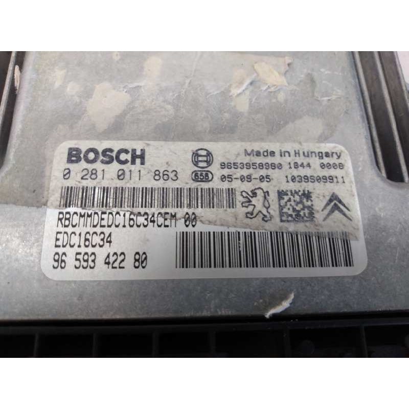 Recambio de centralita motor uce para peugeot 307 berlina (s2) xt referencia OEM IAM 9659342280 0281011863 E3-B2-55-3