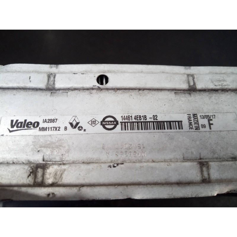 Recambio de intercooler para renault kadjar zen referencia OEM IAM 144614EB1B02  P2-A11-13