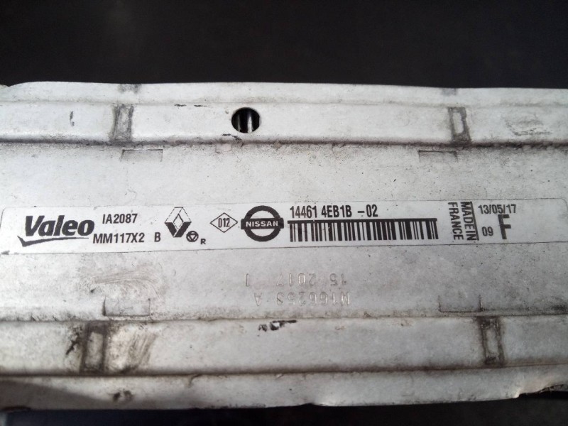 Recambio de intercooler para renault kadjar zen referencia OEM IAM 144614EB1B02  P2-A11-13